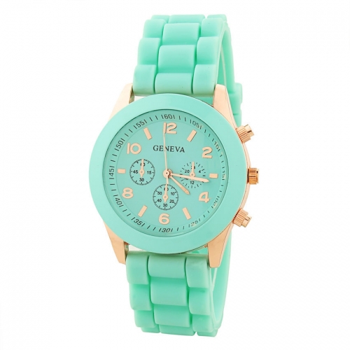 ZEGAREK SILIKONOWY GREEN