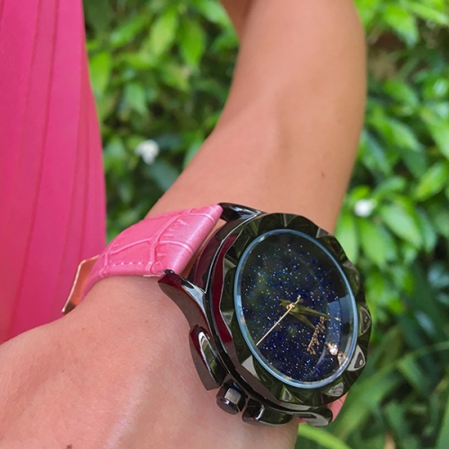 ZEGAREK DAMSKI SKÓRZANY H054