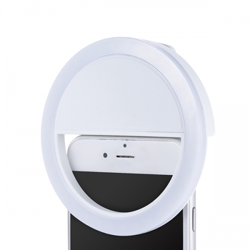 SELFIE LED PIERŚCIEŃ Z ŁADOWARKĄ USB 