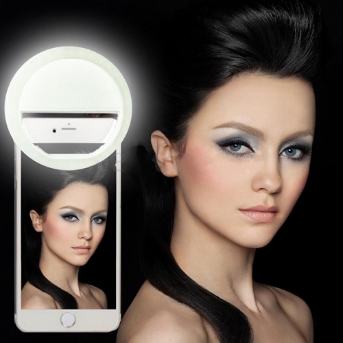 SELFIE LED PIERŚCIEŃ Z ŁADOWARKĄ USB 