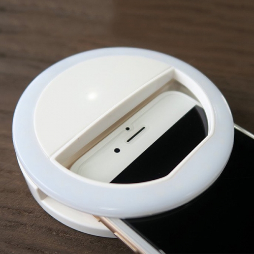 SELFIE LED PIERŚCIEŃ Z ŁADOWARKĄ USB 
