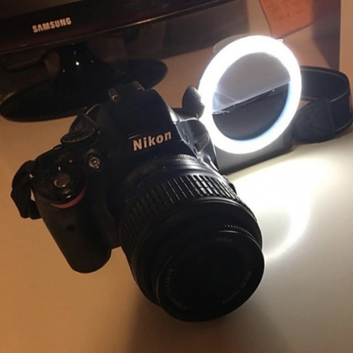 SELFIE LED PIERŚCIEŃ Z ŁADOWARKĄ USB 